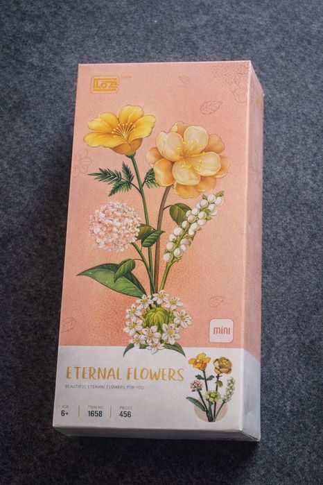 Mini buchet de flori lego - Eternal Flowers - 456 piese