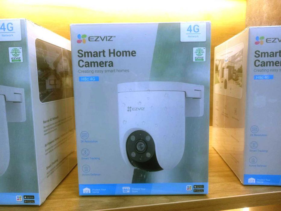 EZVIZ H8c 4G  PT 360° Kamera | SIM-karta bilan | Auto Tracking | 2K