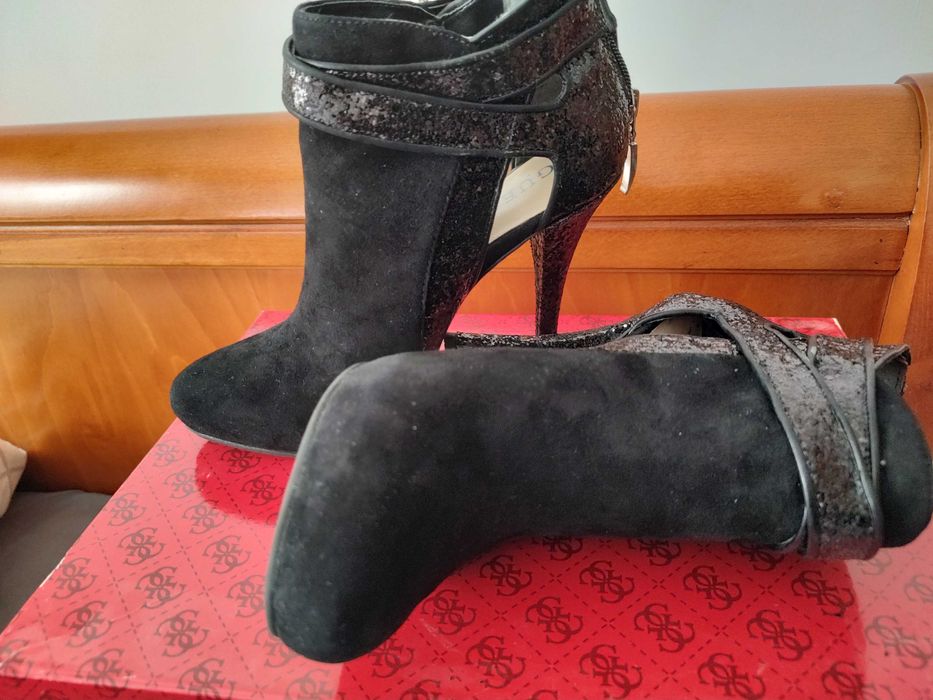 Botine piele Guess