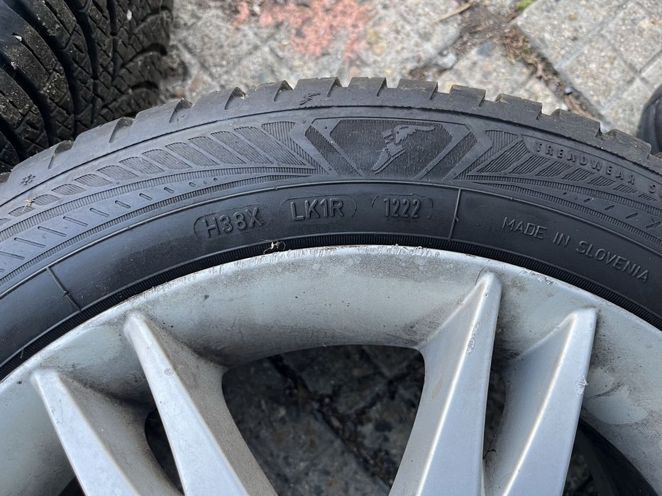 Оригинални джанти със всесезонни гуми GOODYEAR 15" 5х100 SEAT
