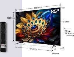 Телевизор TCL 85 C655 Qled Google Tv доставка бесплотный СКИДКА !!!