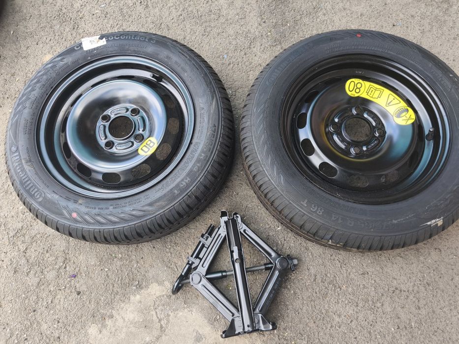 14" оригинална резервна гума с джанта за Ford fiesta.