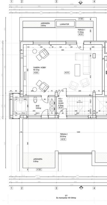 Vila deosebita, 7 camere, proiect finalizat langa padure
