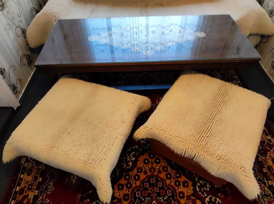 Покривало за Холна Гарнитура, ръчна изработка, 100% вълна