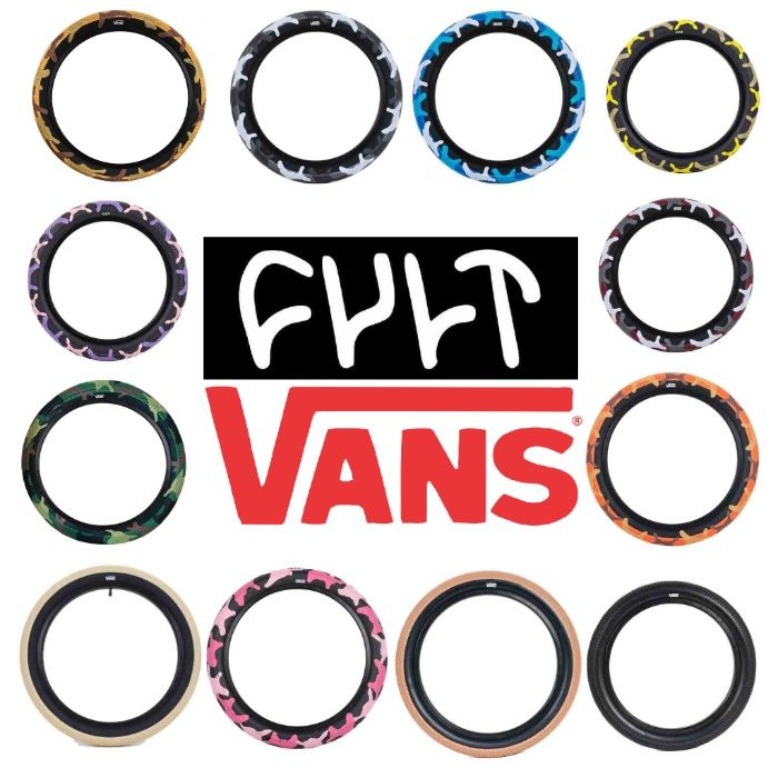 НОВИ Гума CULT X VANS BMX БМХ колело велосипед за 20” гуми капла