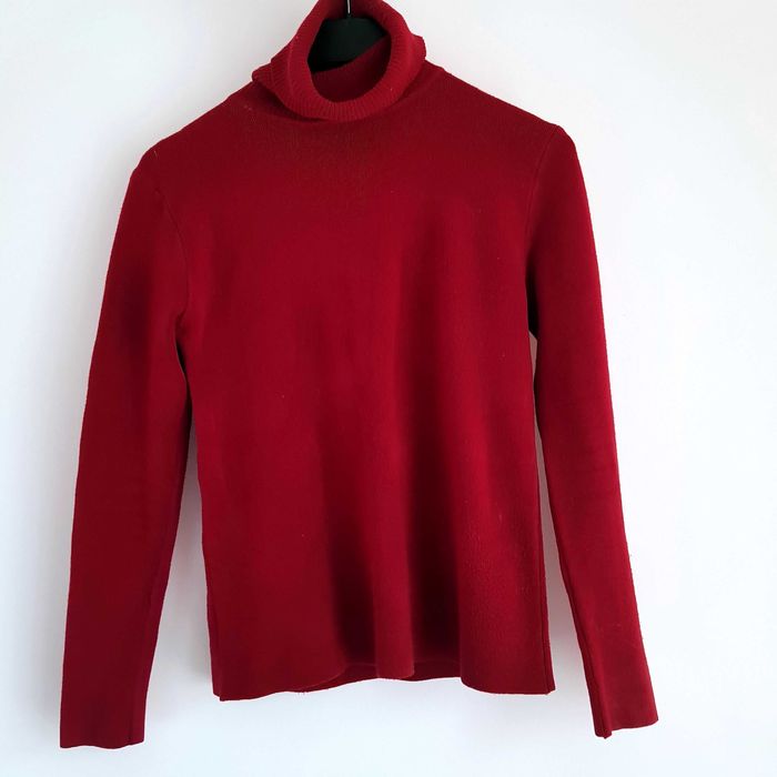 Свитер водолазка бордовый 42-44 размер