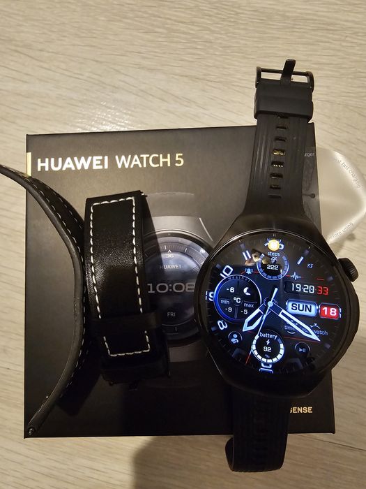 Vand ceas Huawei Watch 5 Negru LTE ESIM + curea din piels