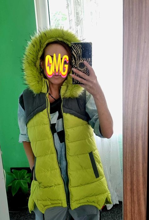 Зимен елек ярко зелено М-размер