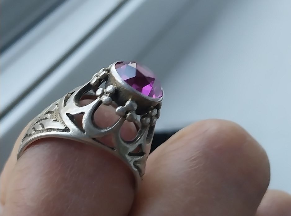 Кольцо серебро 875 проба ссср