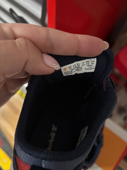 Детски кожени маратонки Timberland, размер 30