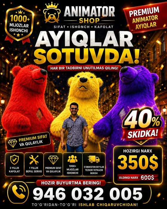 Ayiqlar sotiladi | Ayiq sotiladi 
Yiq
Arzon