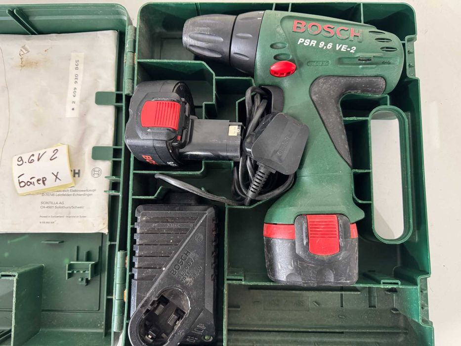 Винтоверт - Bosch 9.6 V Ni-Cd