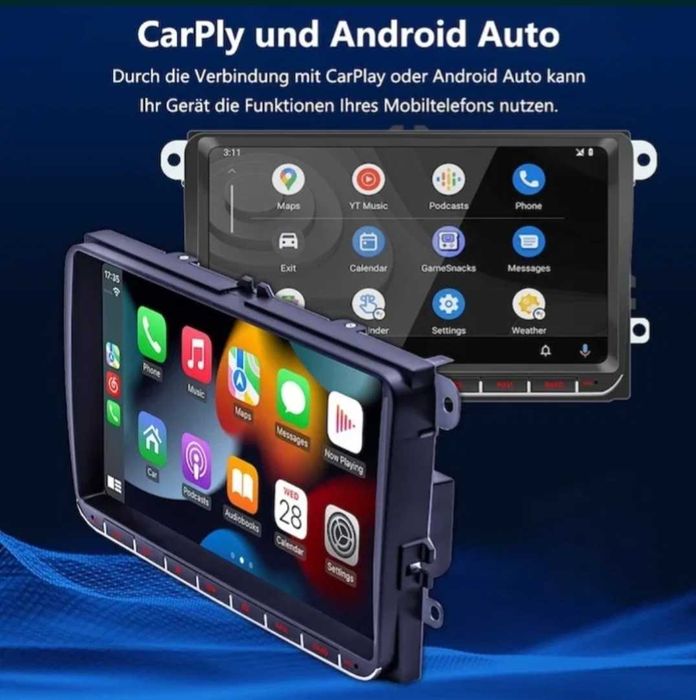 Мултимедия навигация 9″ Android 15, 4GB RAM, 64GB ROM за Volkswagen VW