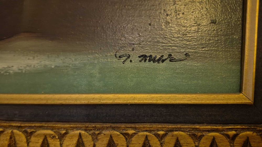 Картина с жълти рози - маслени бои