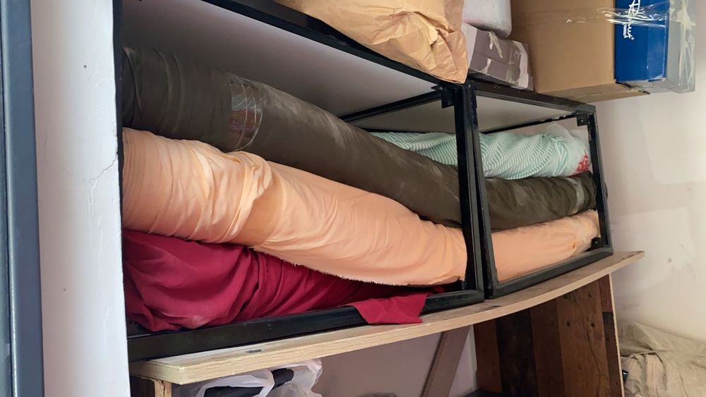 Ткань Бордовый штапель