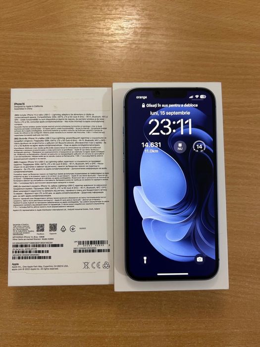 Apple iPhone 14 Blue 128GB 10/10