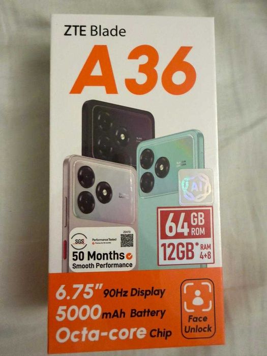 Продам новый ZTE A36