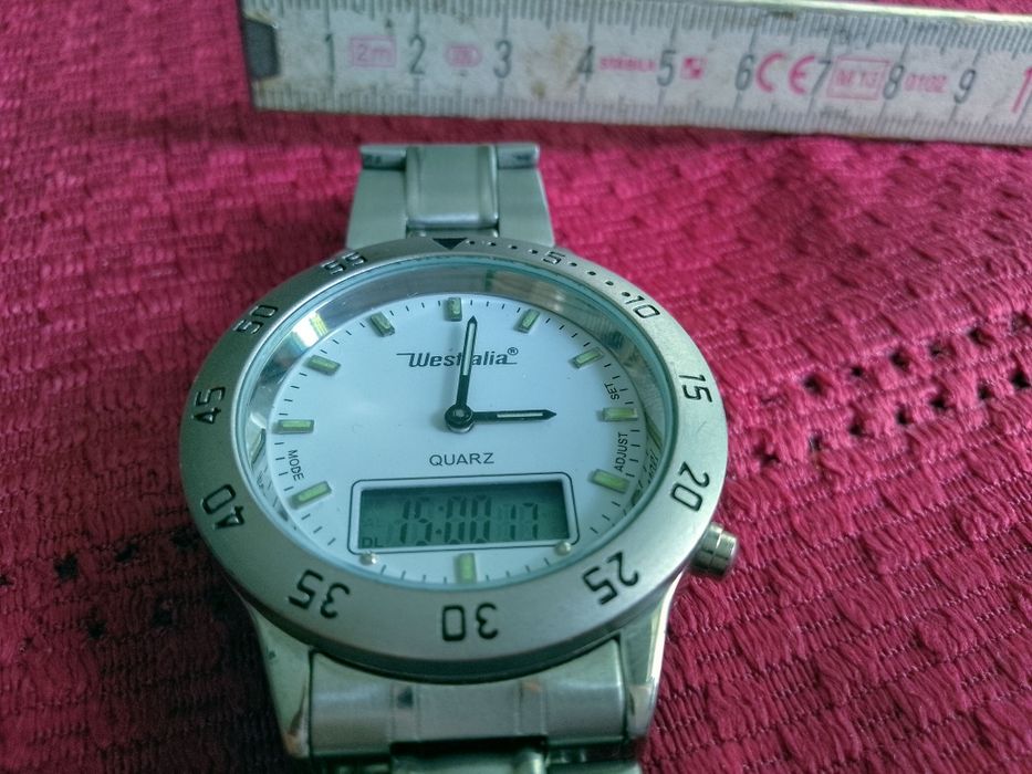 Westfalia Ceas Quartz Analog+ Digital Mecanism Japonez NOU Nefolosit