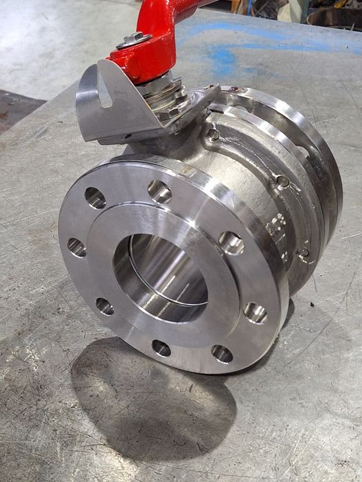 Неръждаем сферичен кран DN100