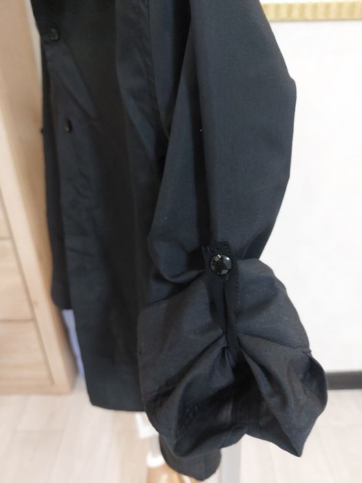 Рубашка черная для девочки