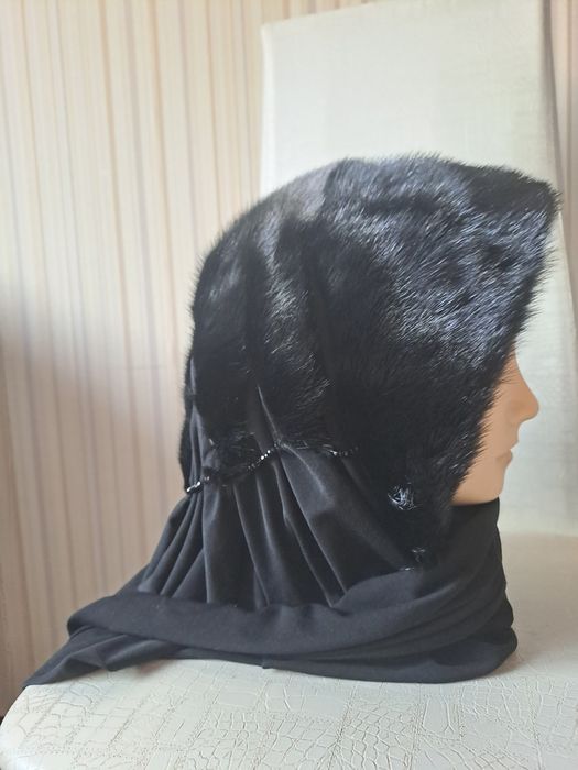 Норковый платок шаль