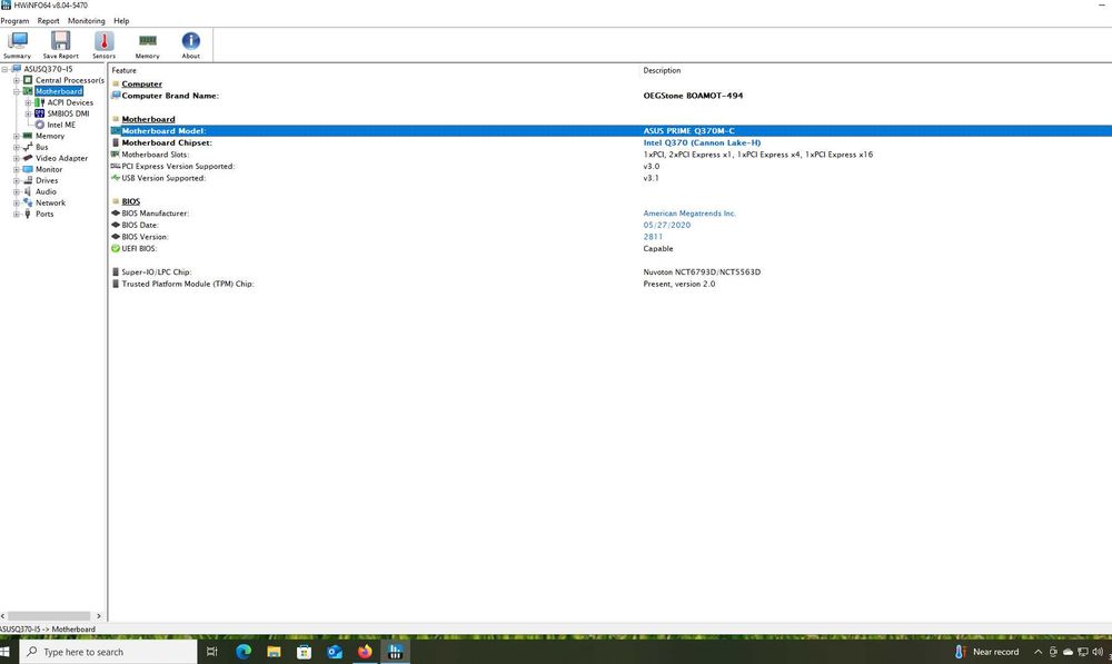 Kit Intel: Asus Prime Q370M-C, Samsung 16GB DDR4, i5-8500