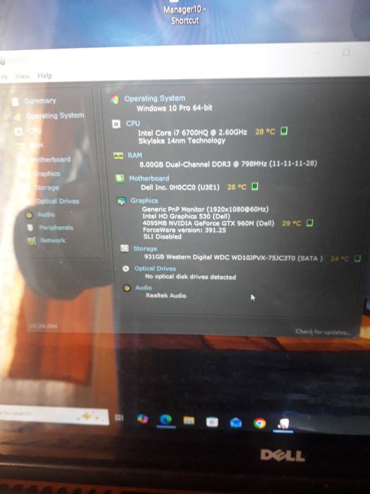 Dell inspiron 7559 i7 gen 6 hq gtx 960 4 gb