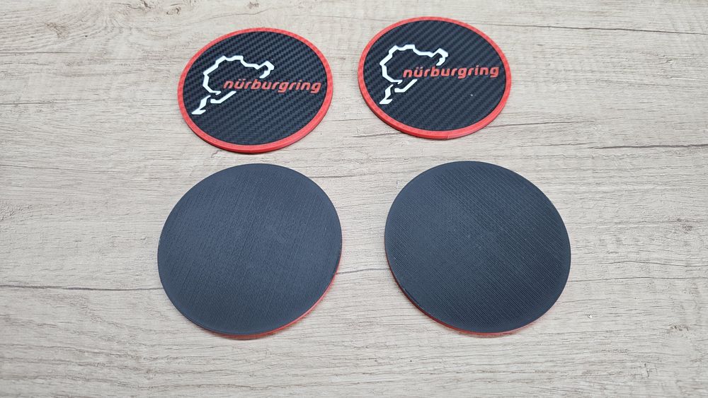Set 4 coastere pentru pahare Racing Nurburgring Nordschleife