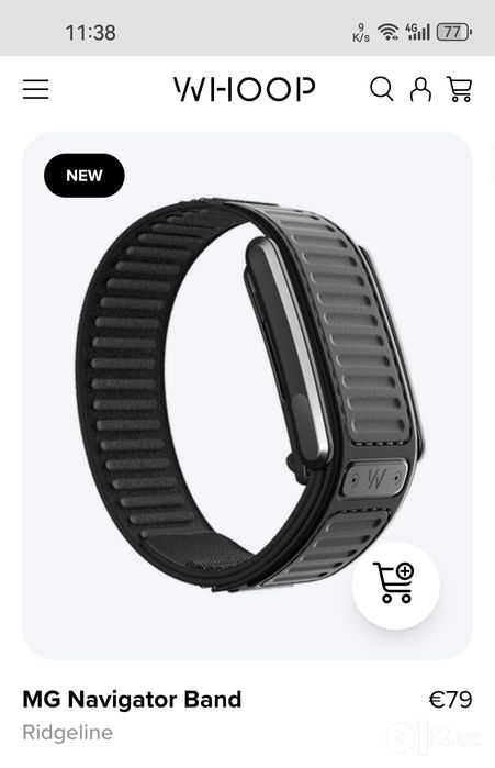 Новый ремешок whoop navigator
