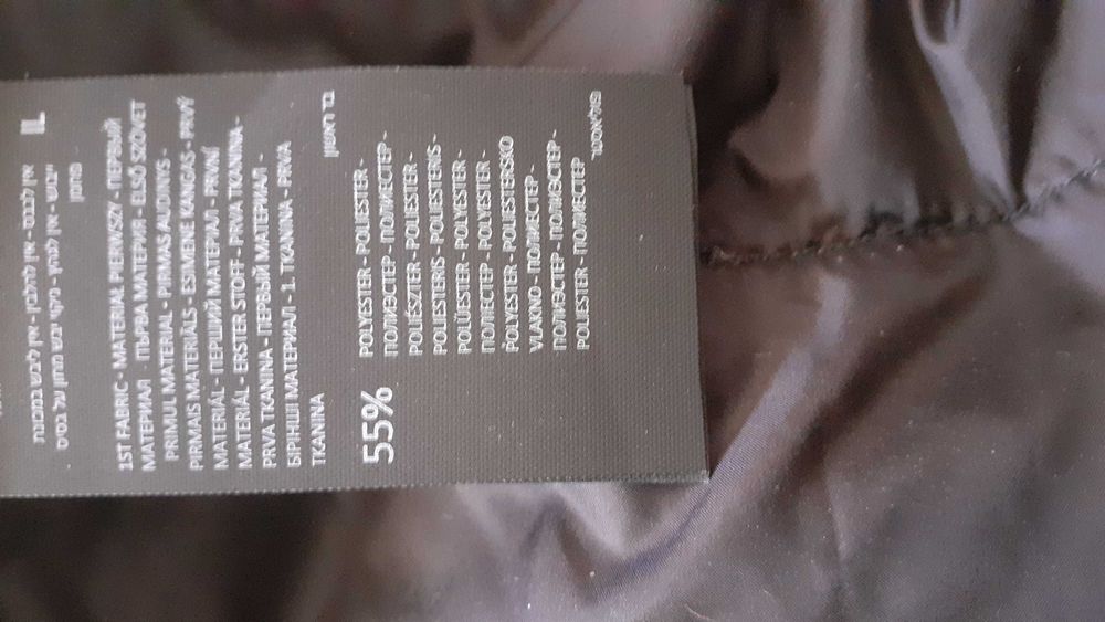 мъжко тъмно синьо яке Reserved XXL чисто ново, срещу вятър и дъжд