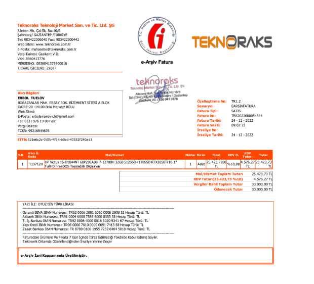 HP Victus 16 i7-12700