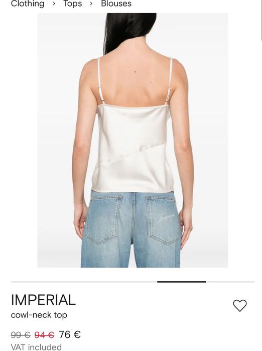 Топ Imperial, XS, носен веднъж, след химическо