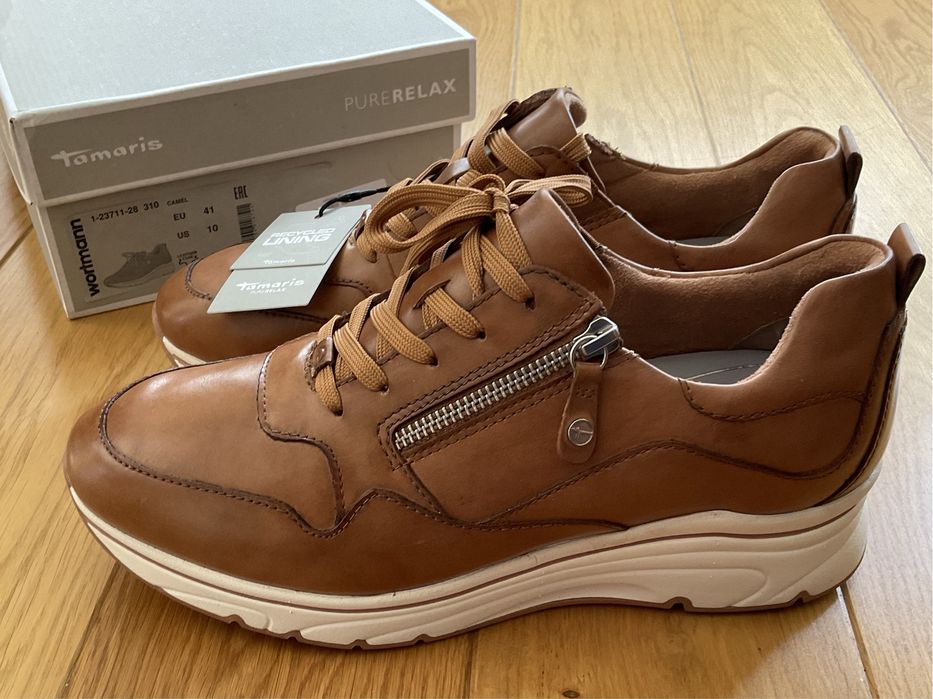 Кожени обувки Tamaris н-р 41 - НОВИ - Намалени!