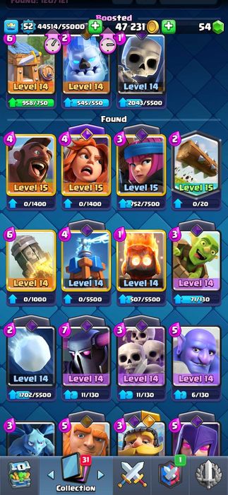10k clash royale acaunt