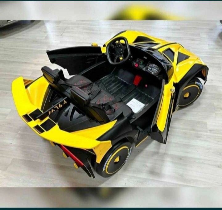Даставка бэсплатная детская машина электромобиль Bugatti 24v