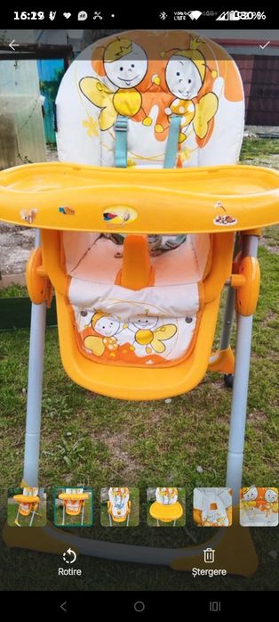 Scaun Copii masa Bertoni reglabil