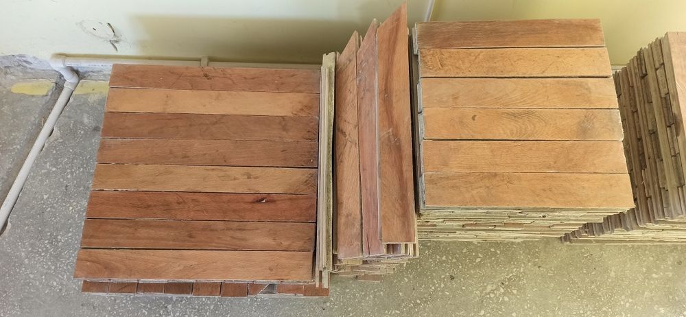 Parchet lemn masiv din demontare