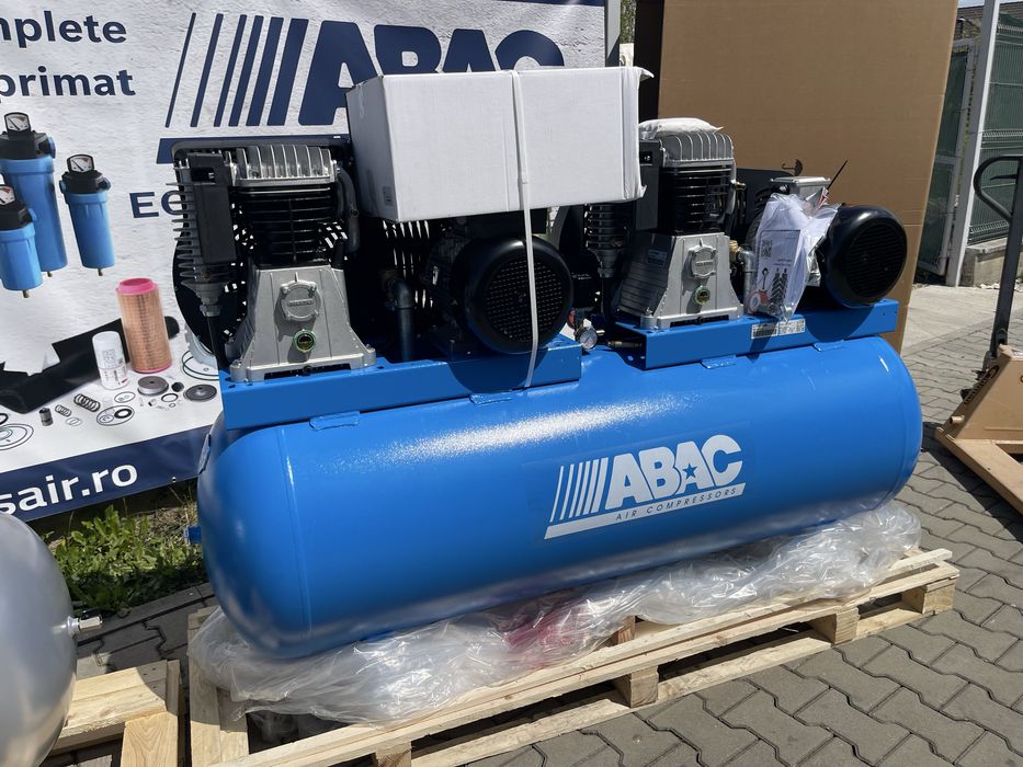 Compresoare Aer Profesionale TANDEM 2x2,2kw-270l / 2x5,5kw-500l ABAC