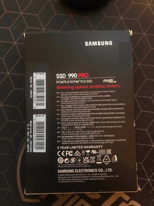 vand ssd 4tb Samsung 990 pro M2 PCIe 4.0