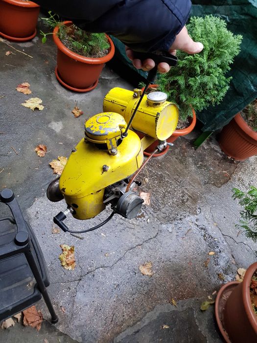Motor vintage industrial Hirth 60cc impecabil, Made in Germany