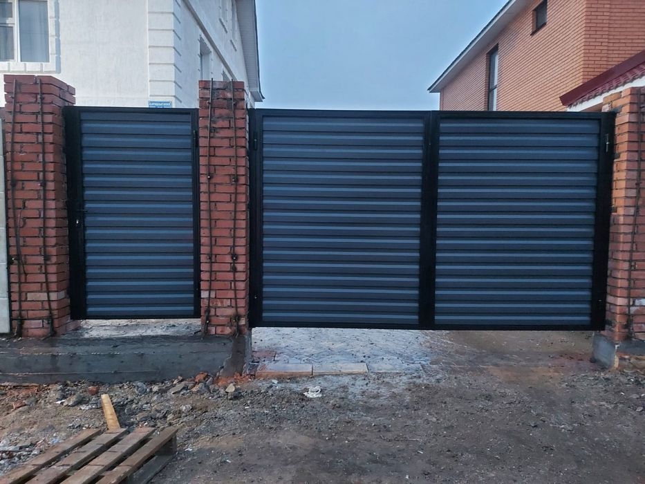 Ворота откатные распашные.