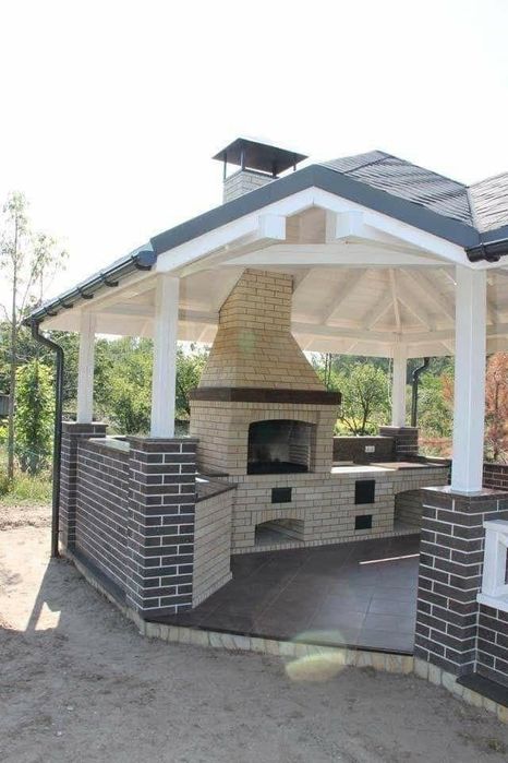 ЛЕТНИЕ КУХНИ. Барбекю. Мангал. Помпейская печь