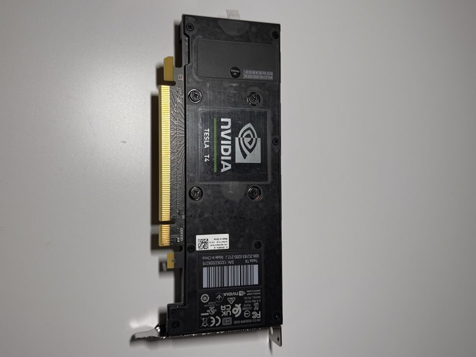 NVIDIA Tesla T4 16GB GDDR6-Low Profile , Single-Slot, Passive Cooling