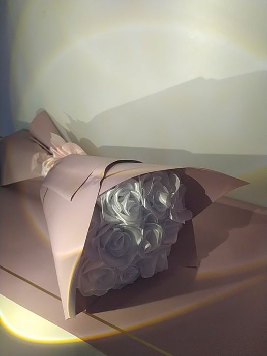 Атласные розочки