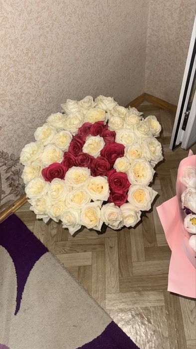 Именной букет буква А