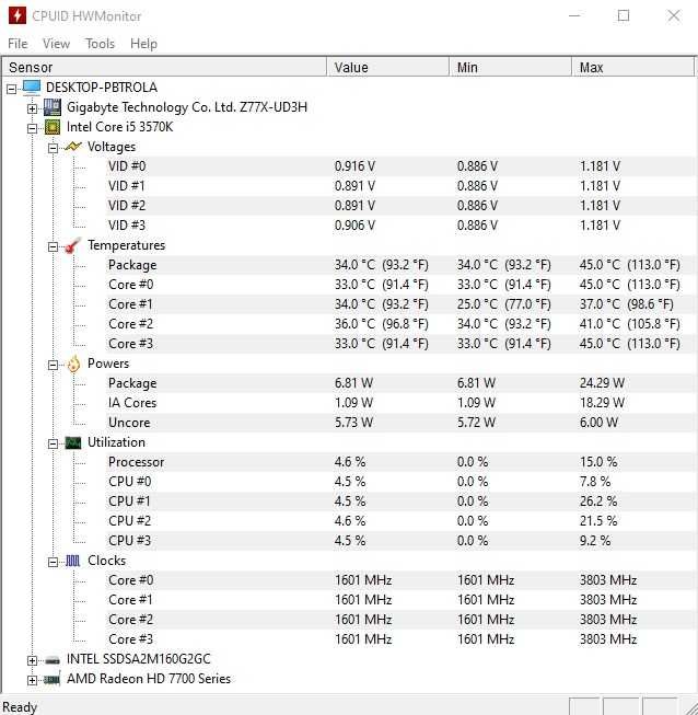 Процесор Intel i5-3570K, до 3.80 GHz, сокет 1155