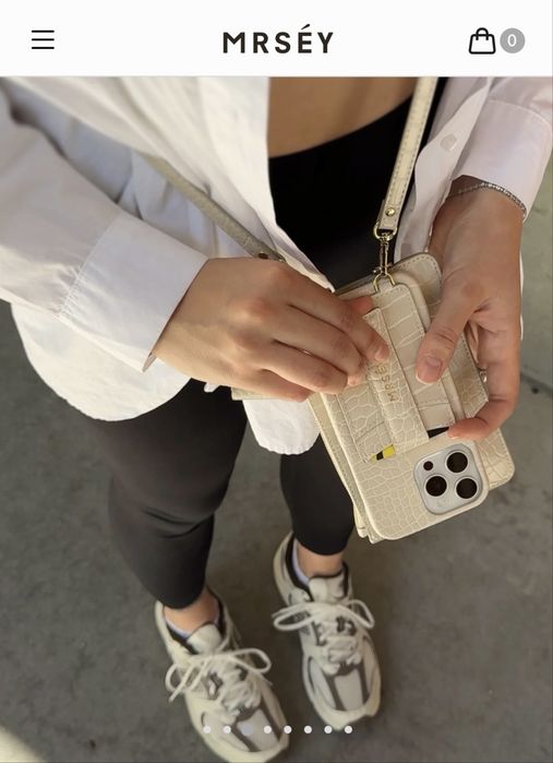 MRSEY Калъф за iPhone 17 Pro Max - бежов