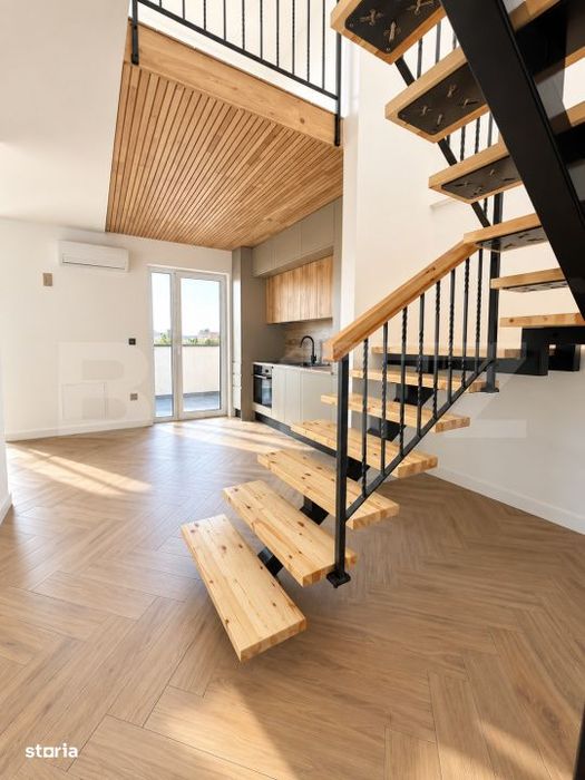 Penthouse cu terasa generoasa si finisaje premium