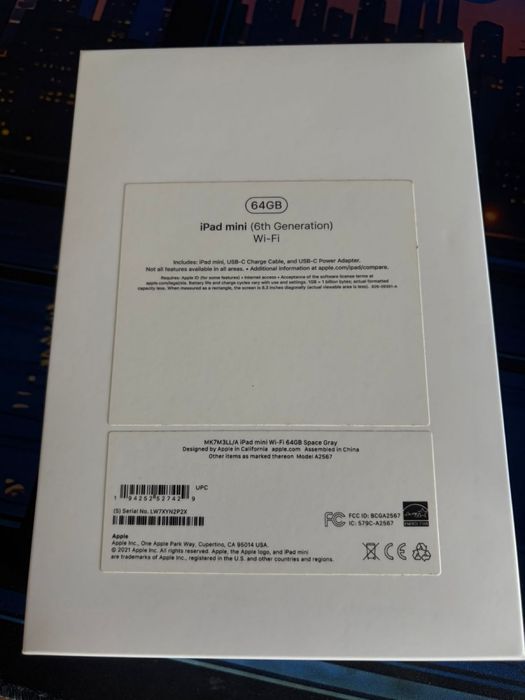 Apple ipad mini 2021г 8.3 дюйм