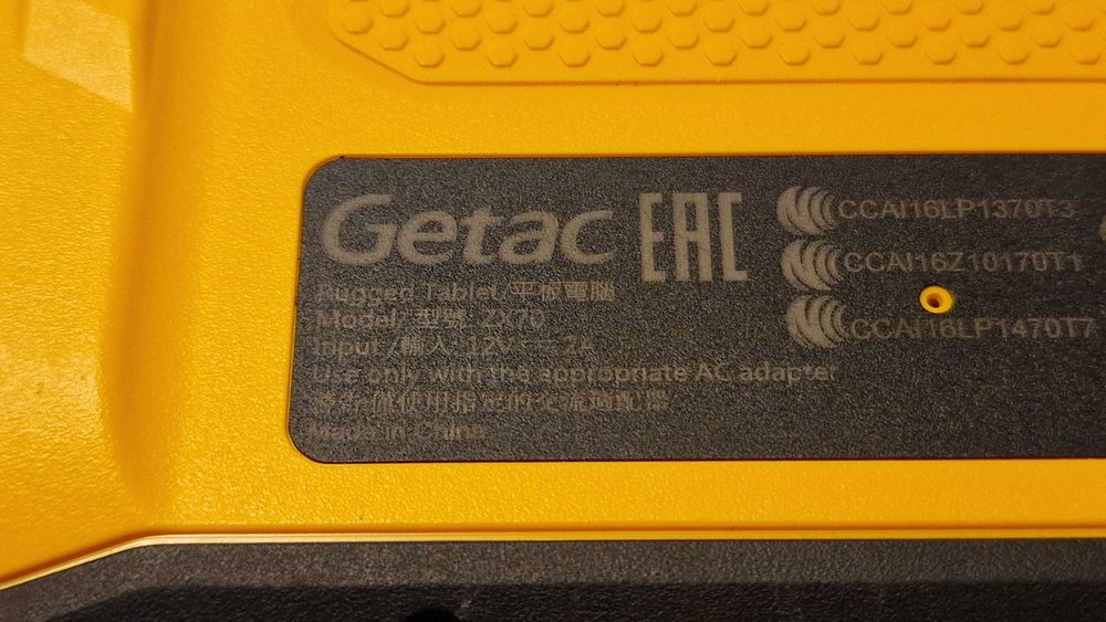 Tableta Getac rudged